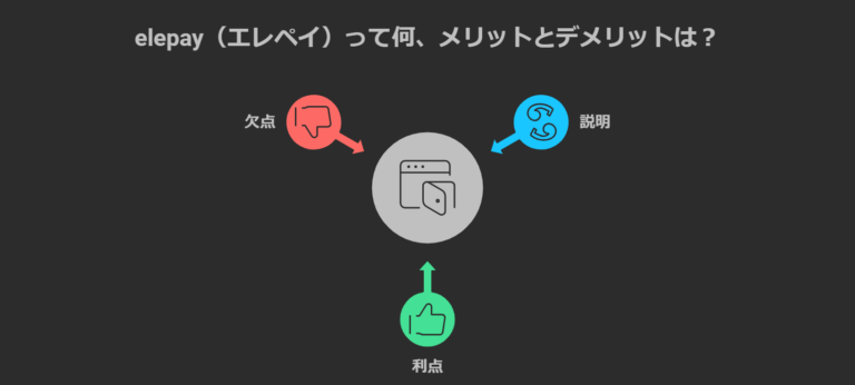 「elepay（エレペイ）」って何、メリットとデメリットは？